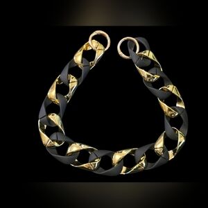 Gold and Black Chain Bag Chain